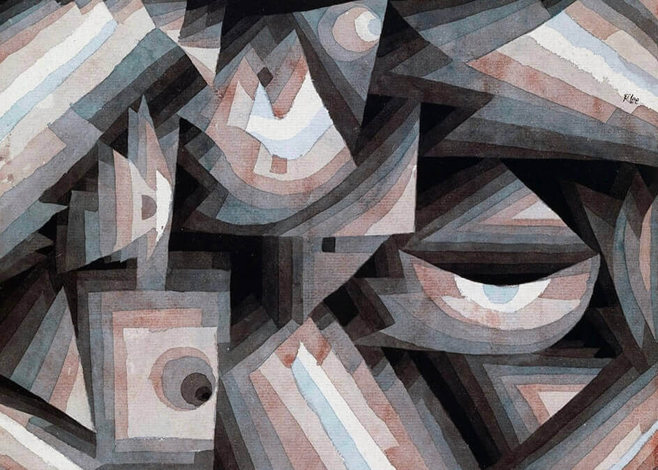 Abstrakte krystaller - Paul Klee
