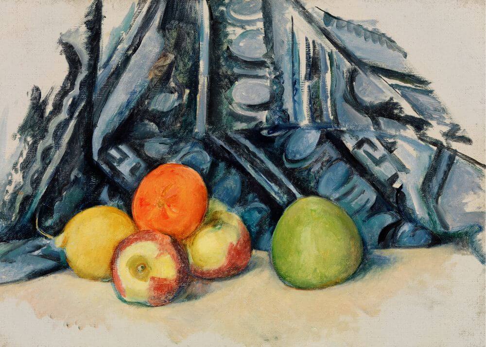 Apples and Cloth (Pommes et tapis)