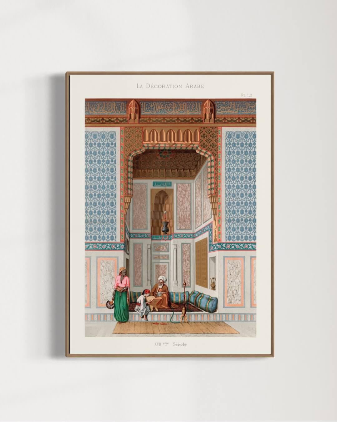 Arabisk litografi - Emile Prisses d’Avennes