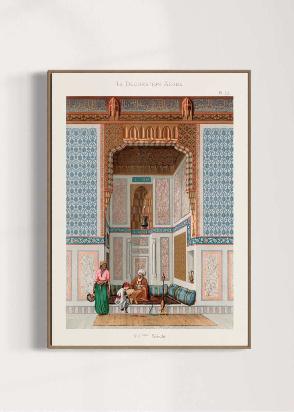 Arabisk litografi - Emile Prisses d’Avennes