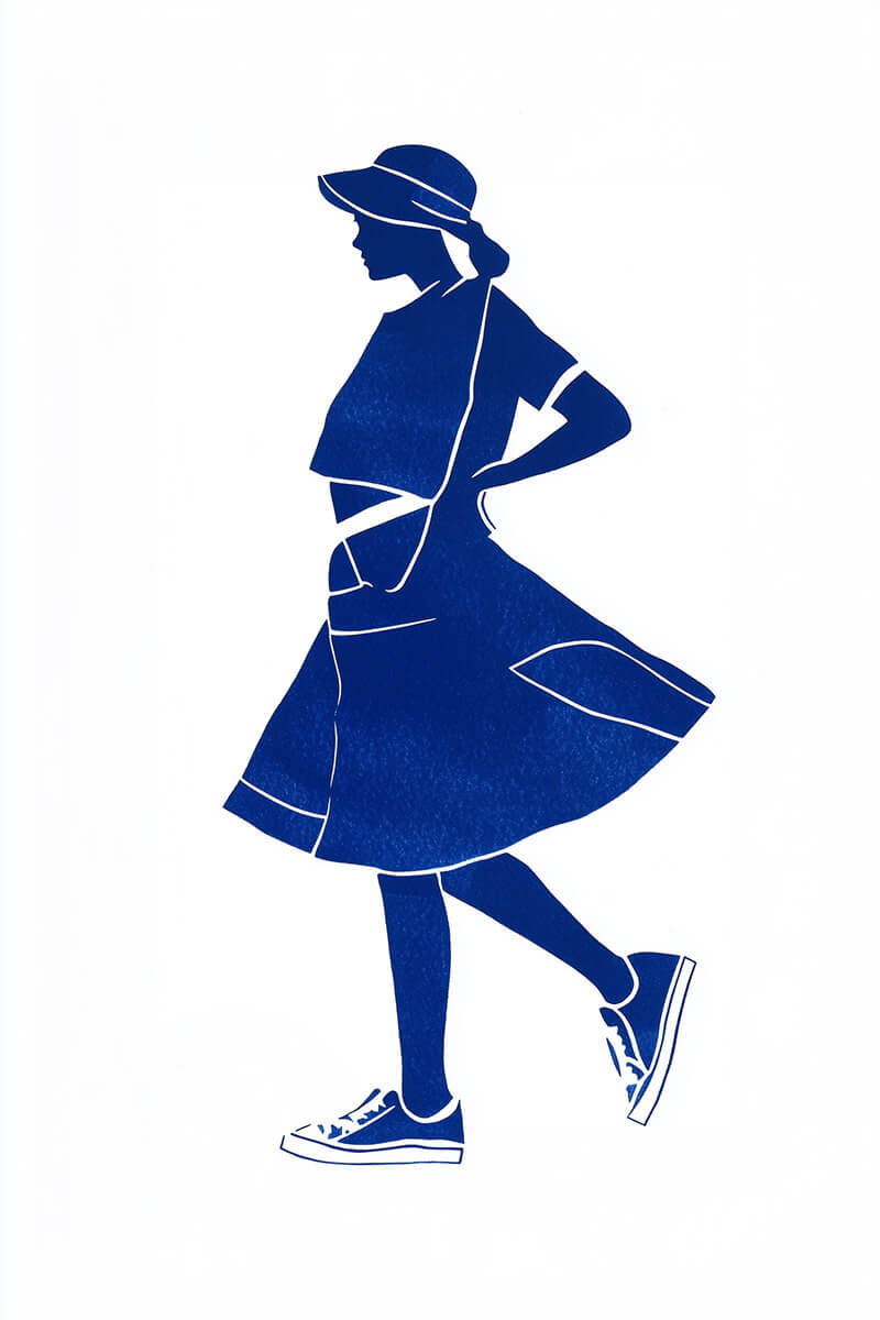 BLue Fashionista