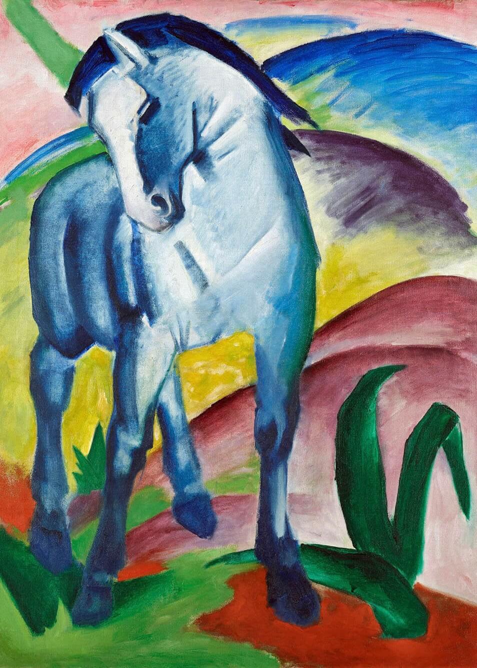 Blue horse - Franz Marc