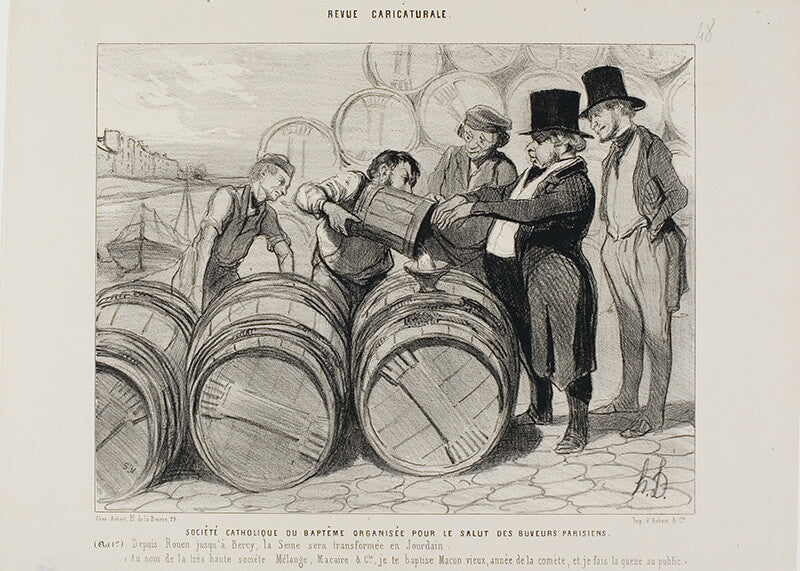 Catholic society of baptism established for all the drunkards of Paris