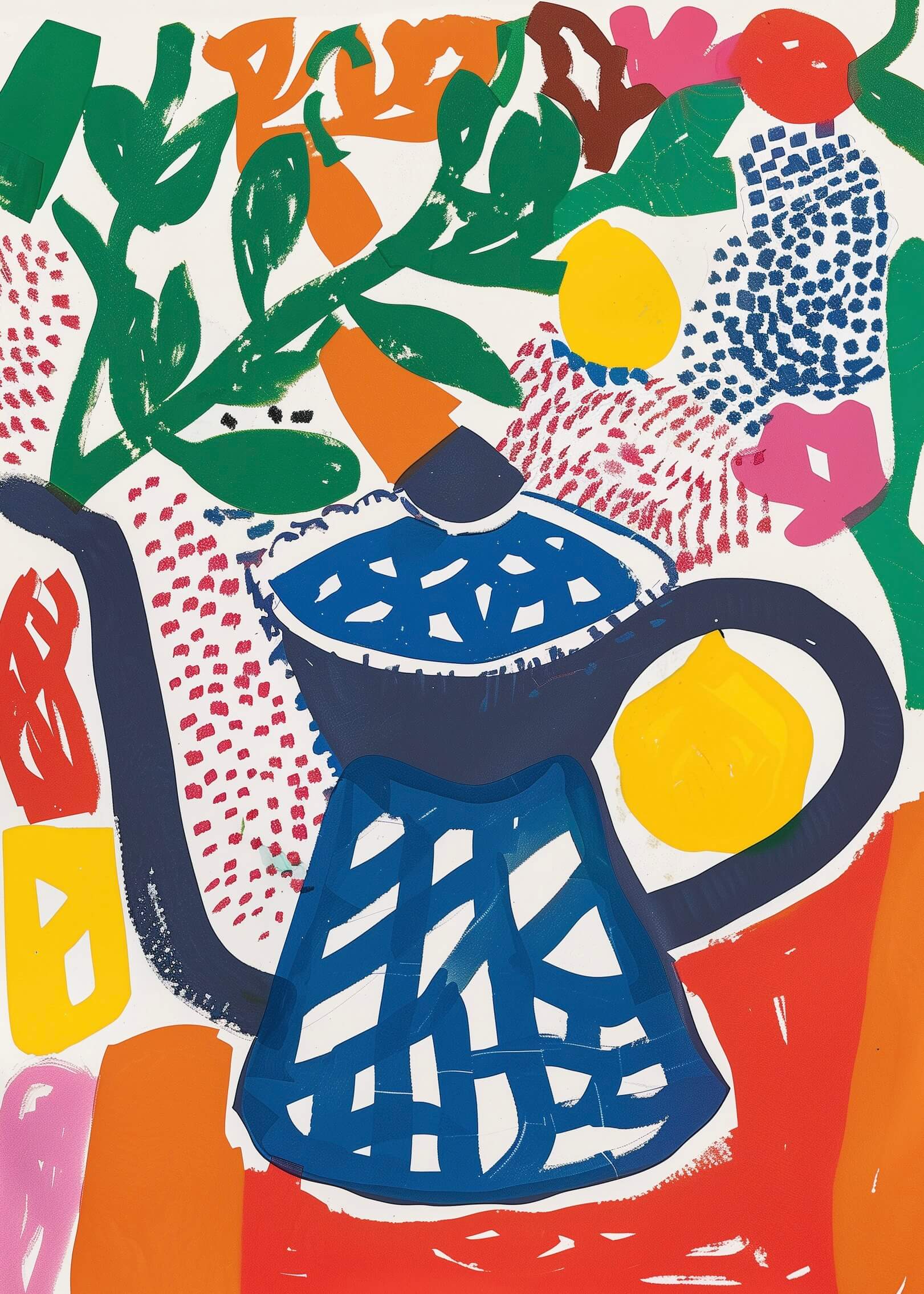 Coffee pot - Matisse style