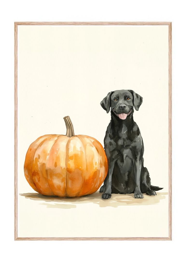 Hunden vogter græskar