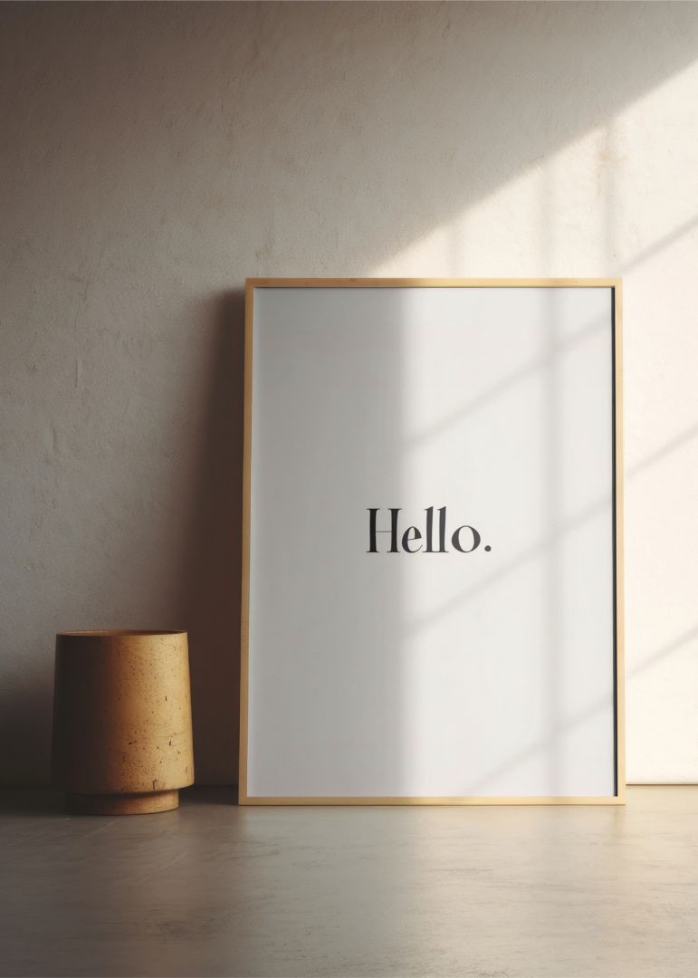 Hello Poster