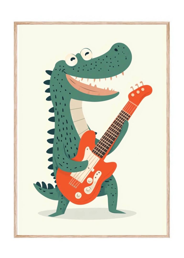 Crocodile guitar