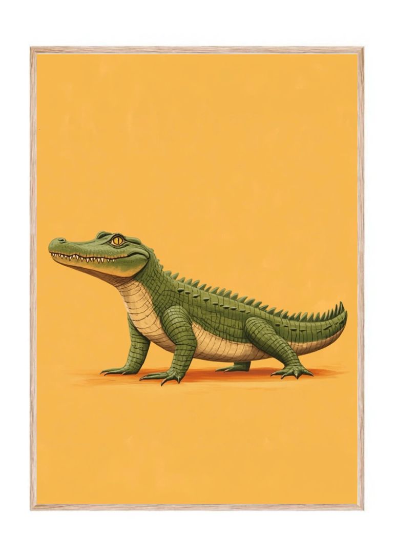 The yellow-eyed croc