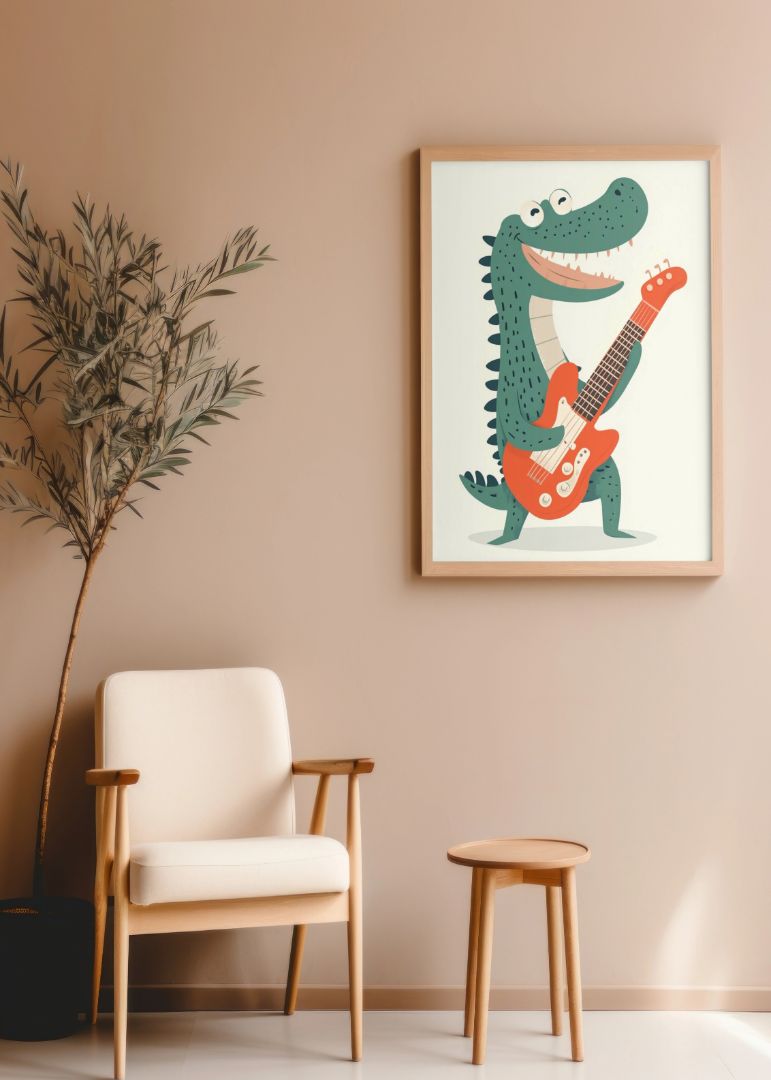 Crocodile guitar