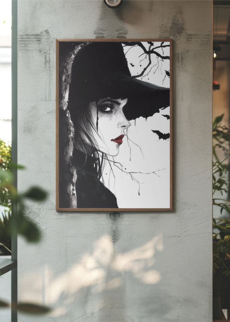 The black and white mood wall