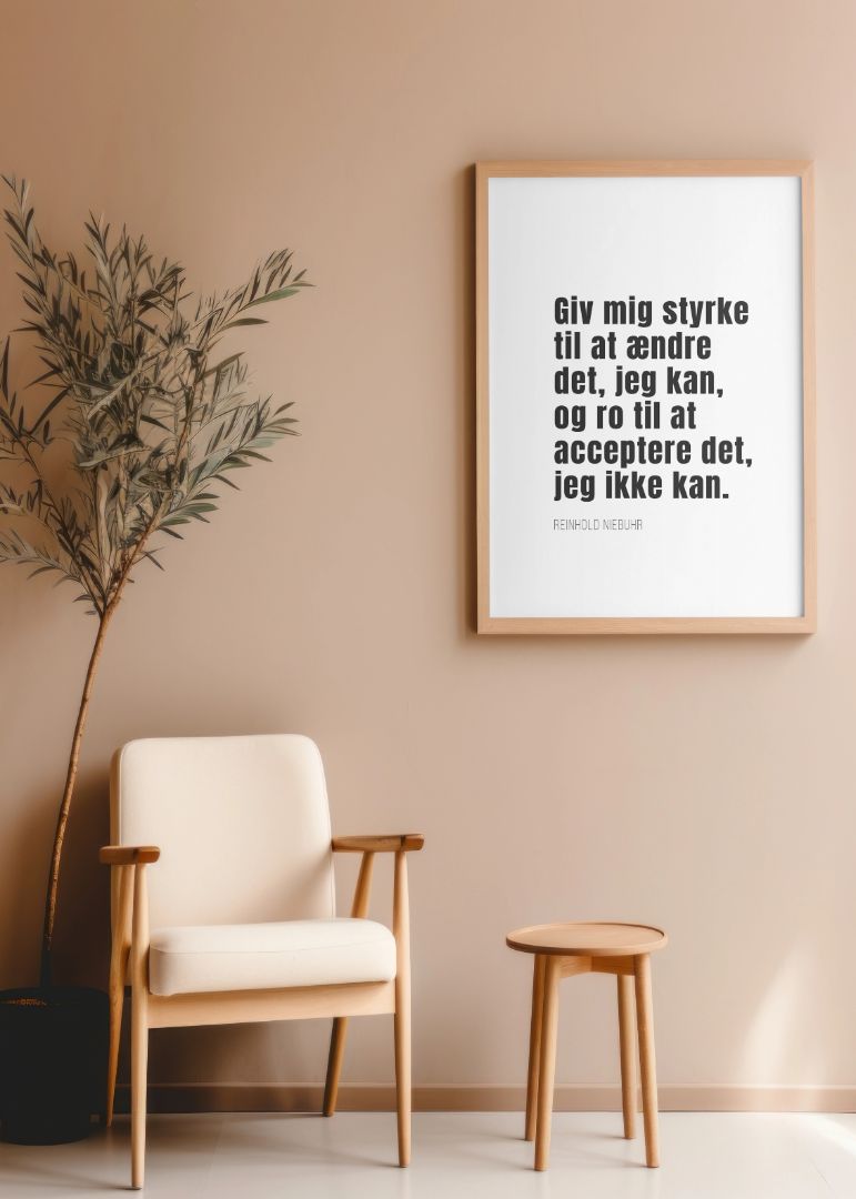Giv mig styrke til at ændre det, jeg kan