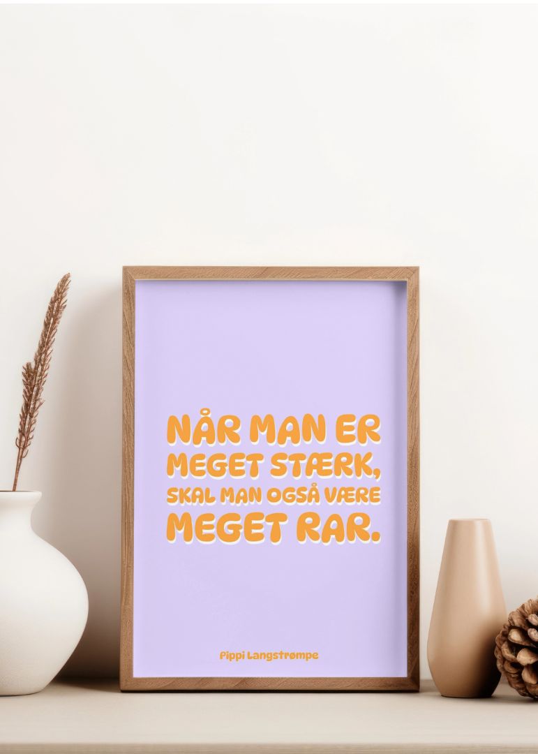 Når man er meget stærk