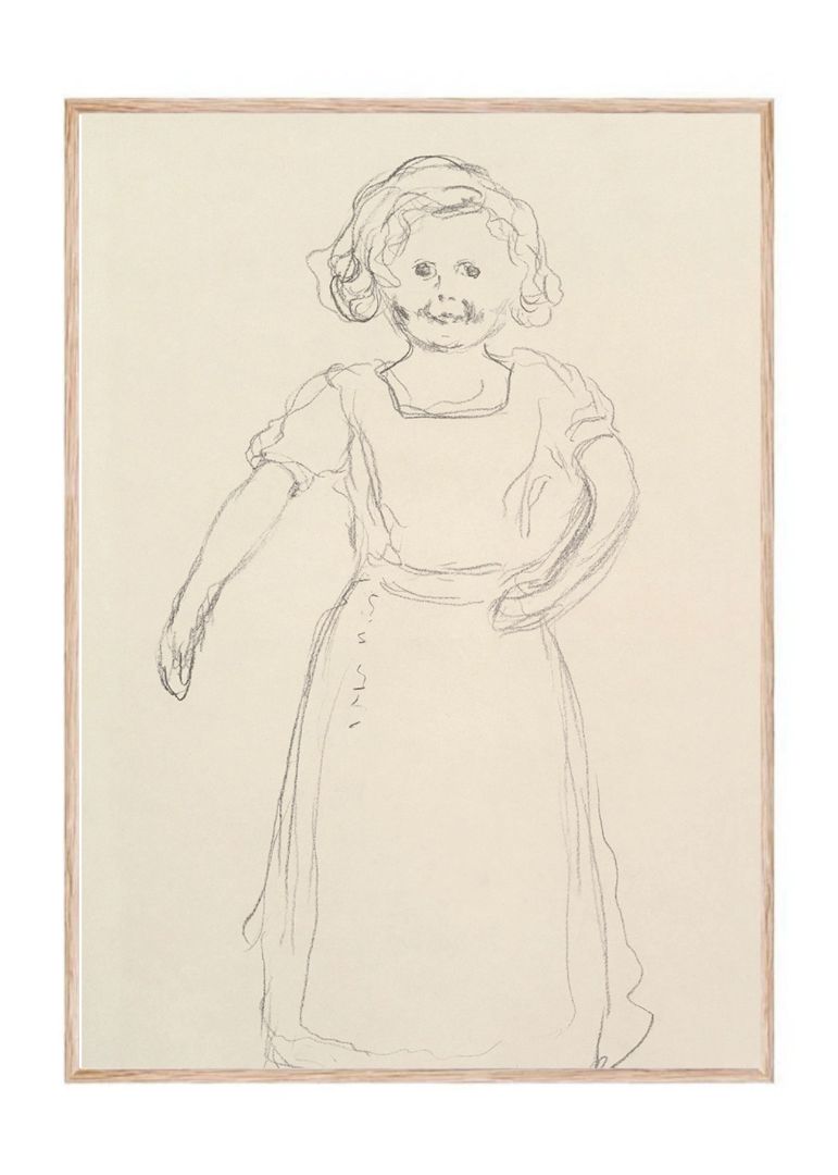 Little Norwegian Girl Running (1908-1909)