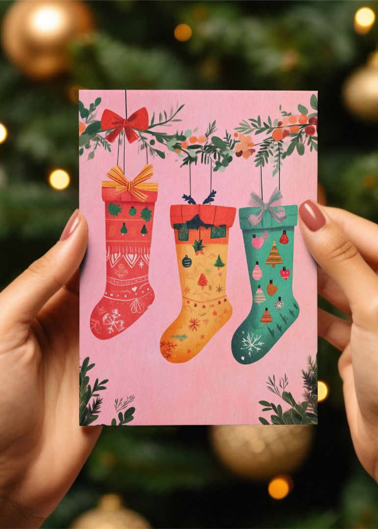 Julesokker pĂĄ stribe