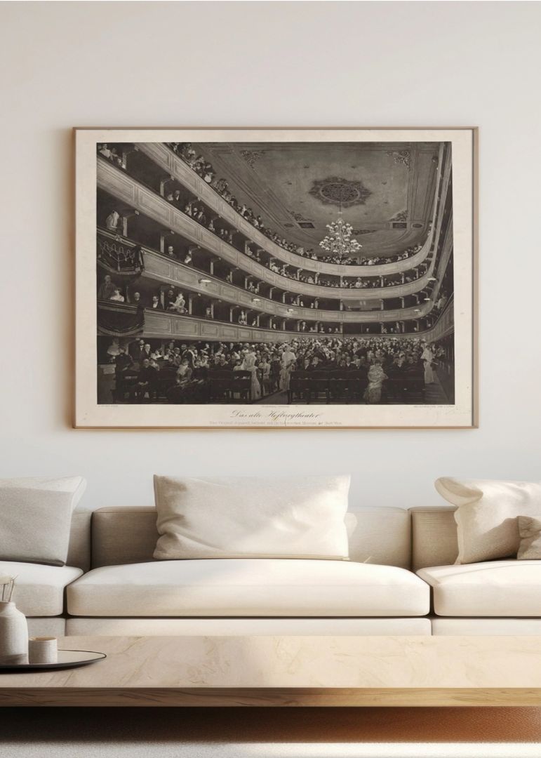 Auditorium in the Old Burgtheater