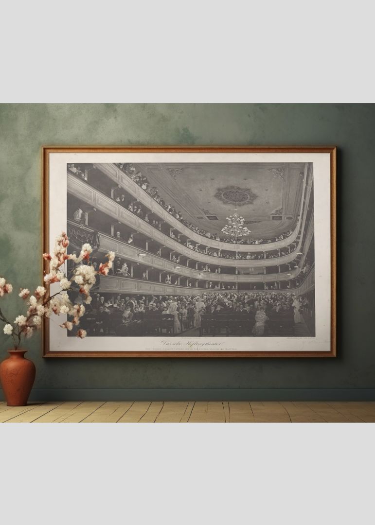 Auditorium in the Old Burgtheater