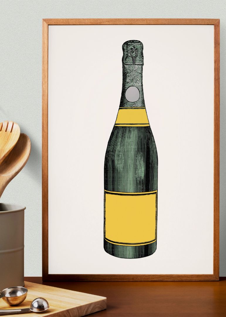 Champagne bottle