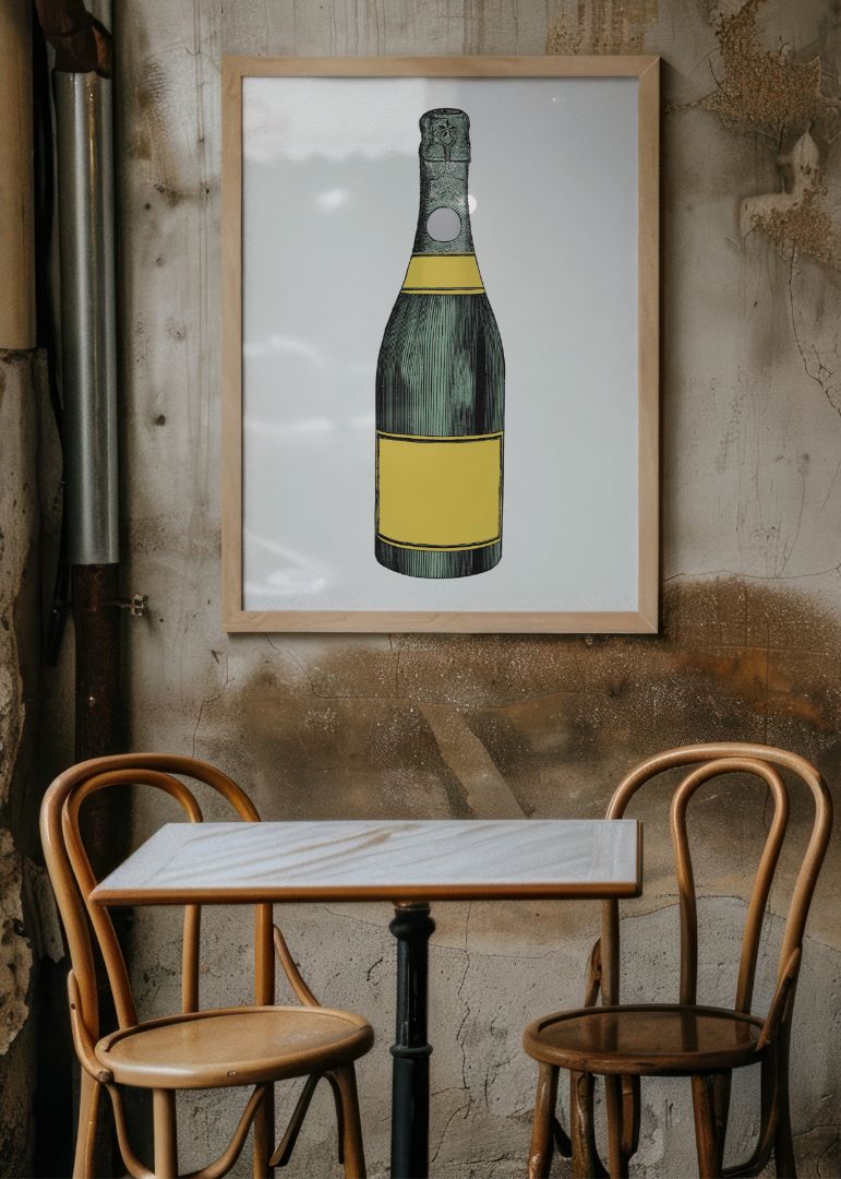 Champagne bottle
