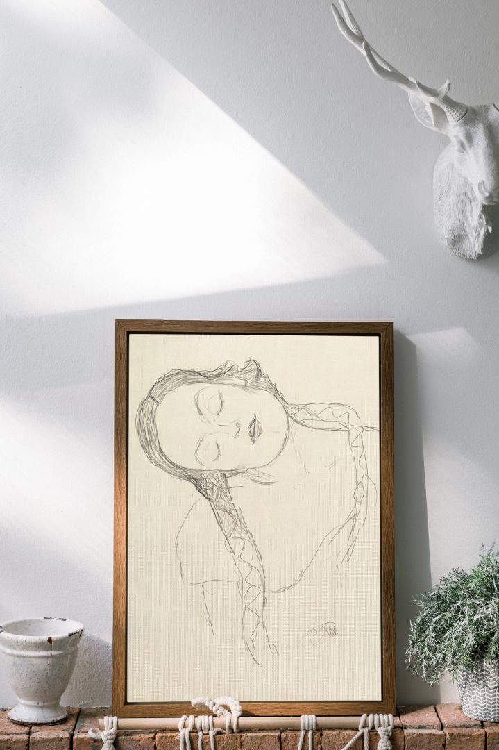 Half-Figure of a Young Woman