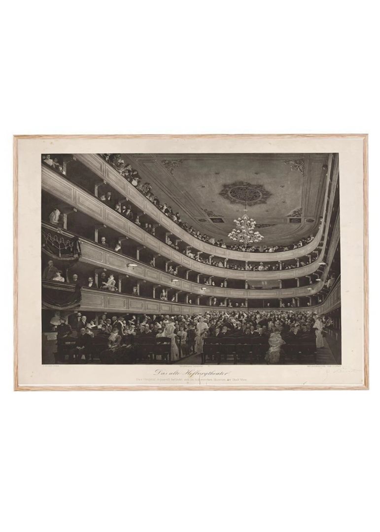 Auditorium in the Old Burgtheater
