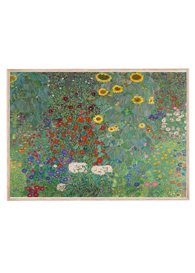 Farm Garden with Sunflowers