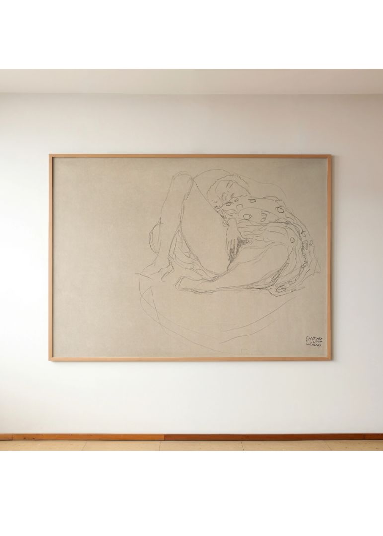 Reclining Nude with Drapery