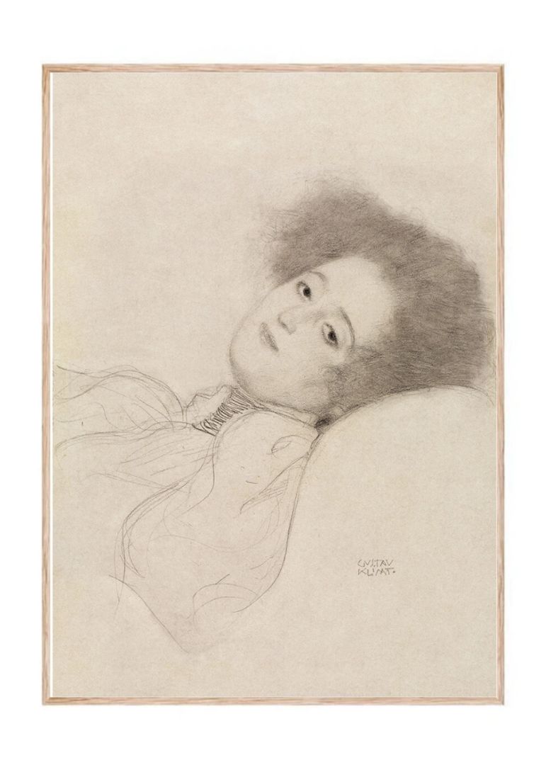 Portrait of a Young Woman Reclining