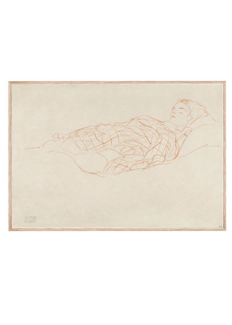Study of a Woman Wrapped in a Plaid, Resting