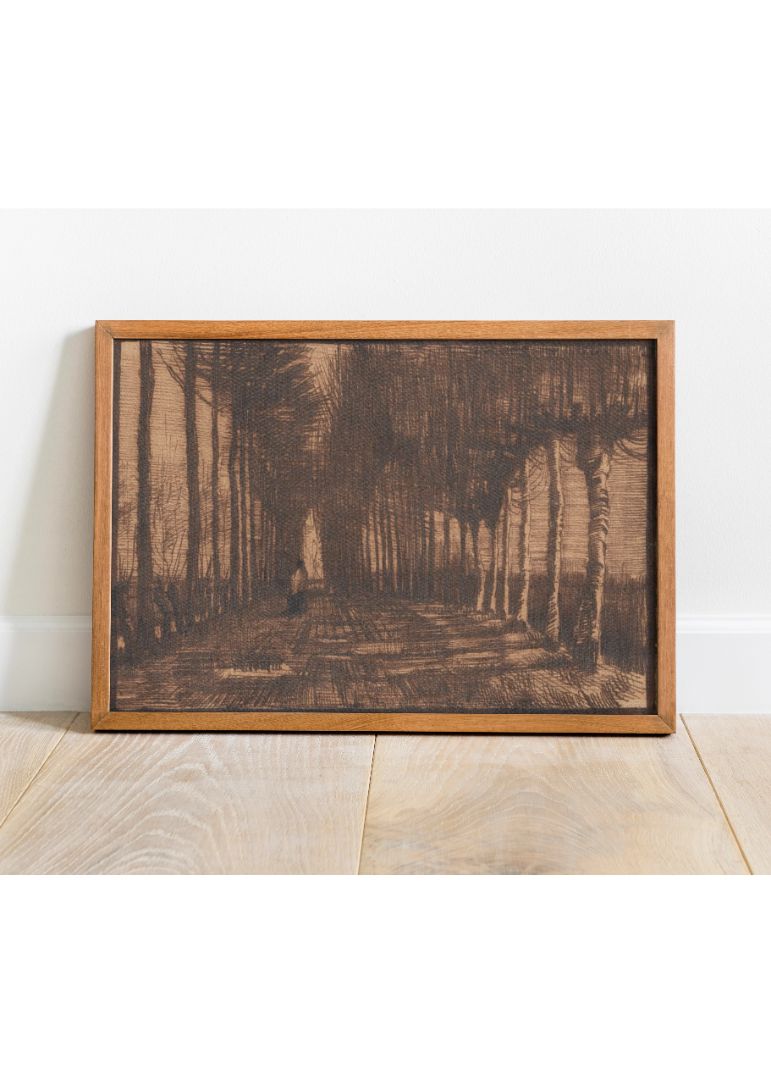 Avenue of Pollard Birches and Poplars