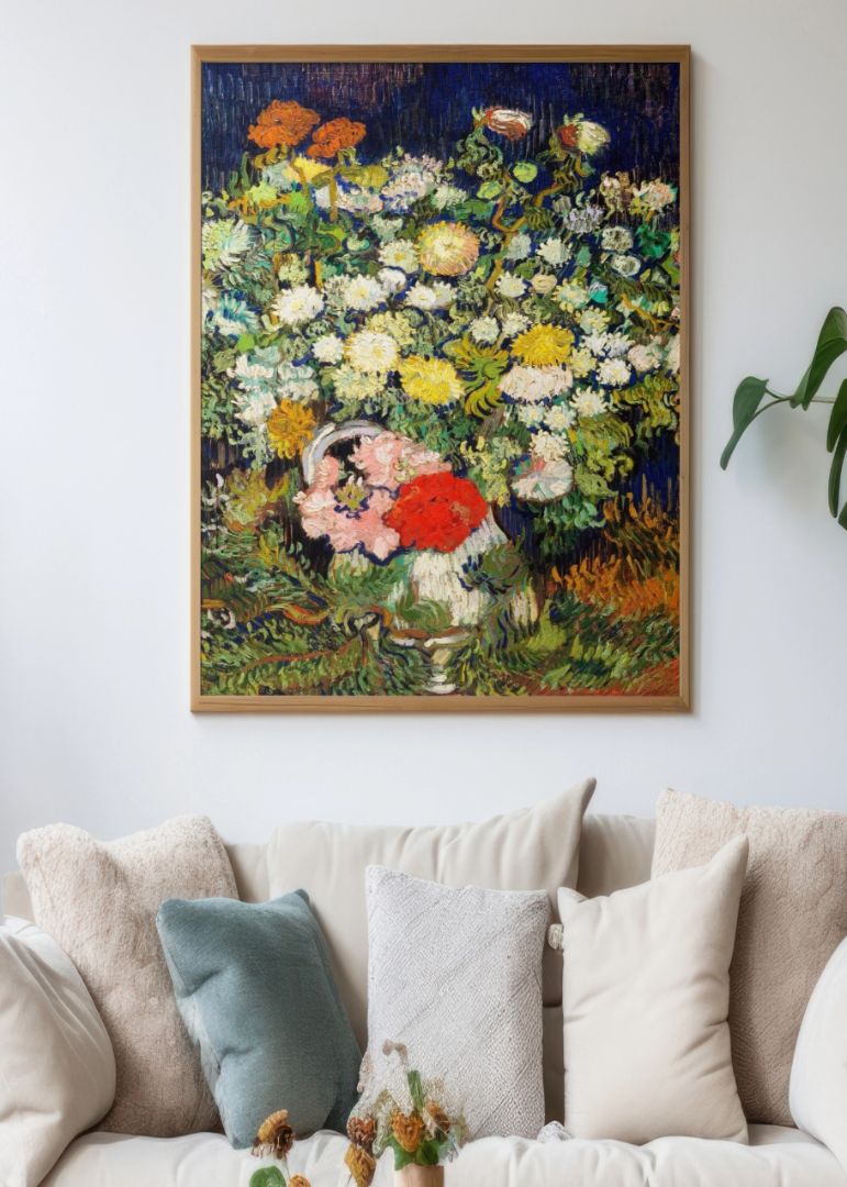 Bouquet of Flowers in a Vase (1890)