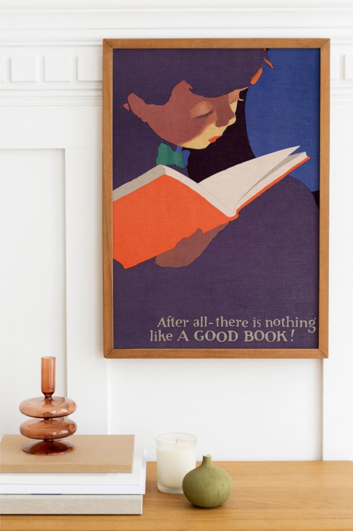 Boy reading a book