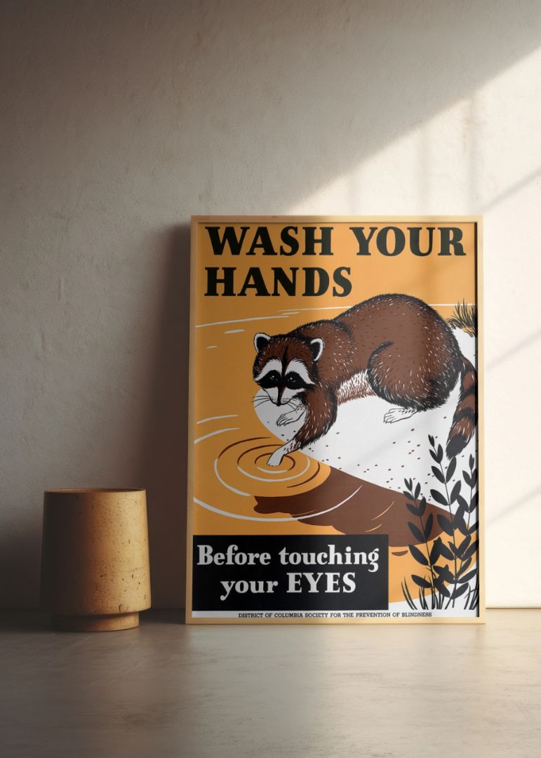 Wash your hands before touching your eyes