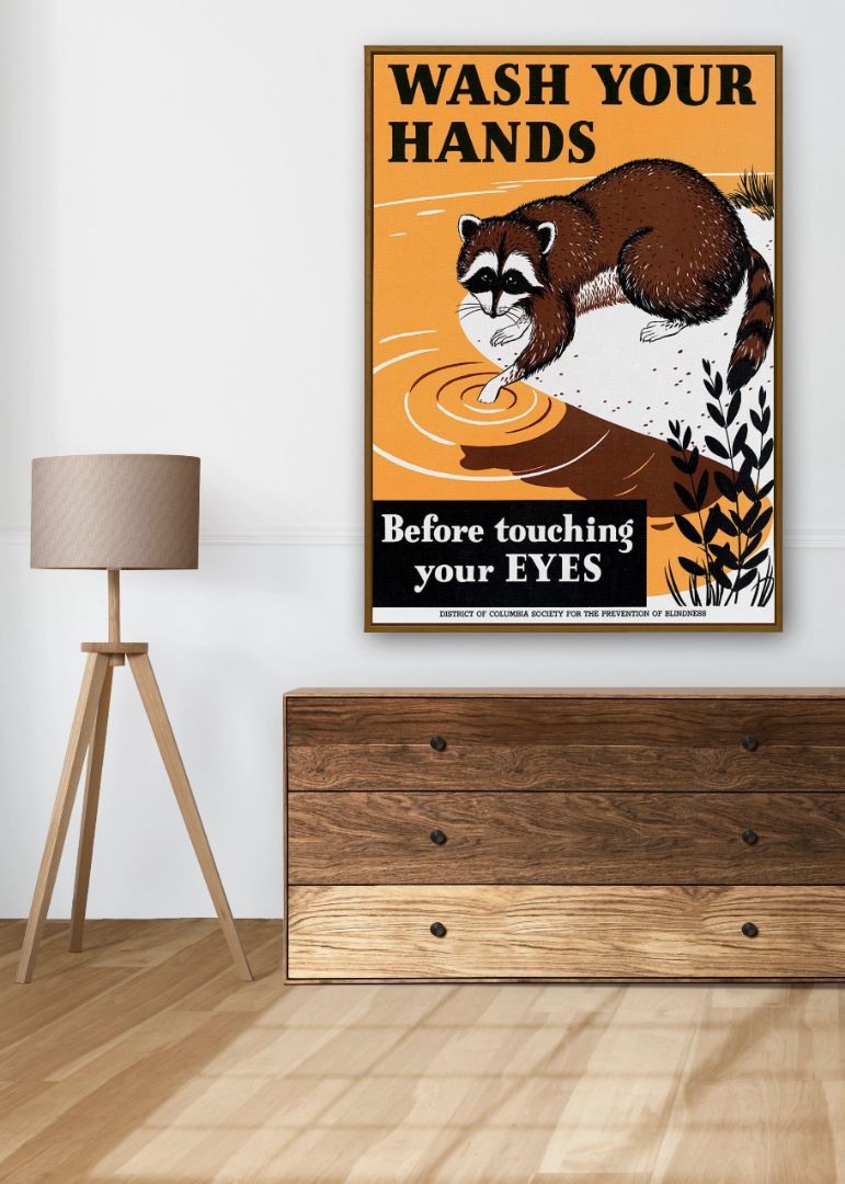 Wash your hands before touching your eyes
