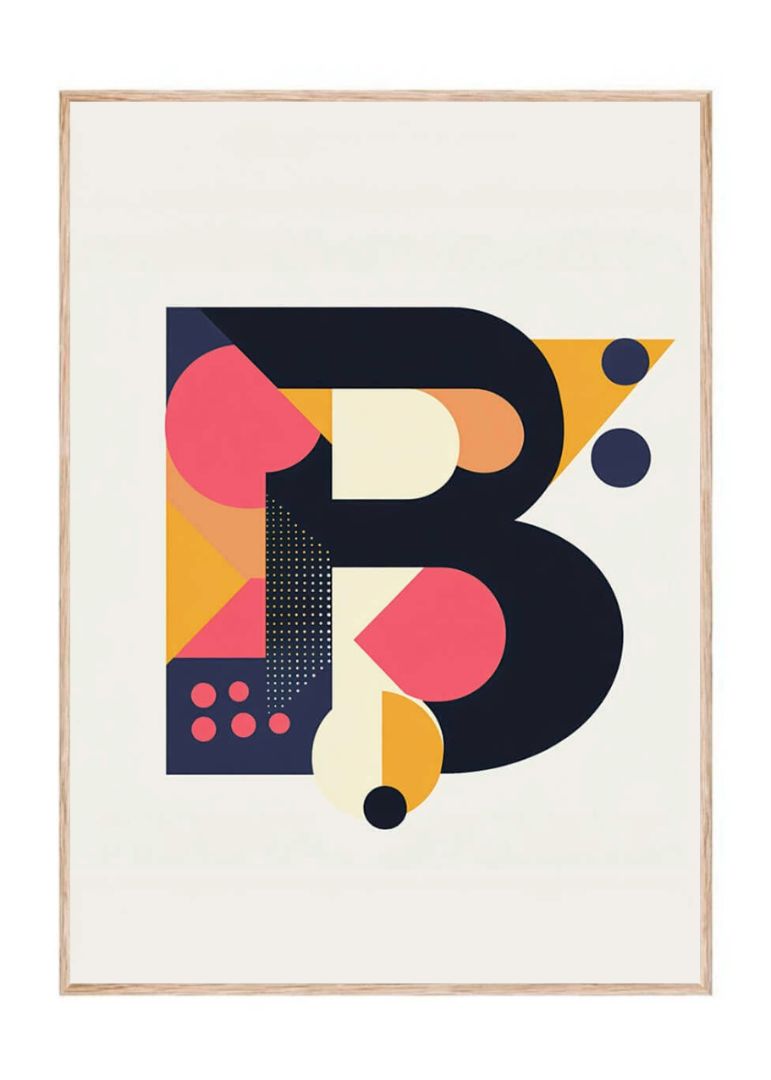 Bogstavet B - Geometri