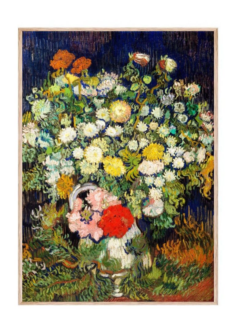 Bouquet of Flowers in a Vase (1890)