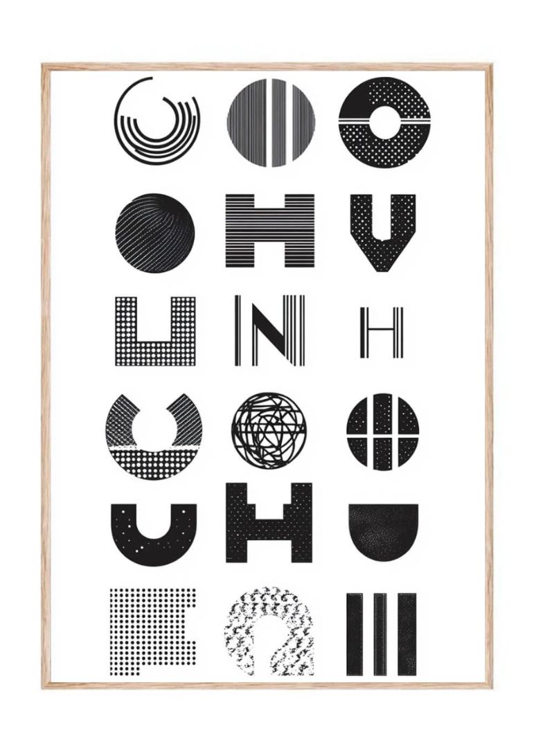 Geometriske bogstaver