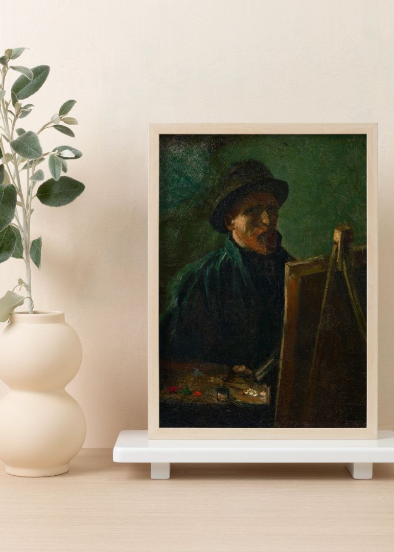 Dark Felt Hat at the Easel (1886)
