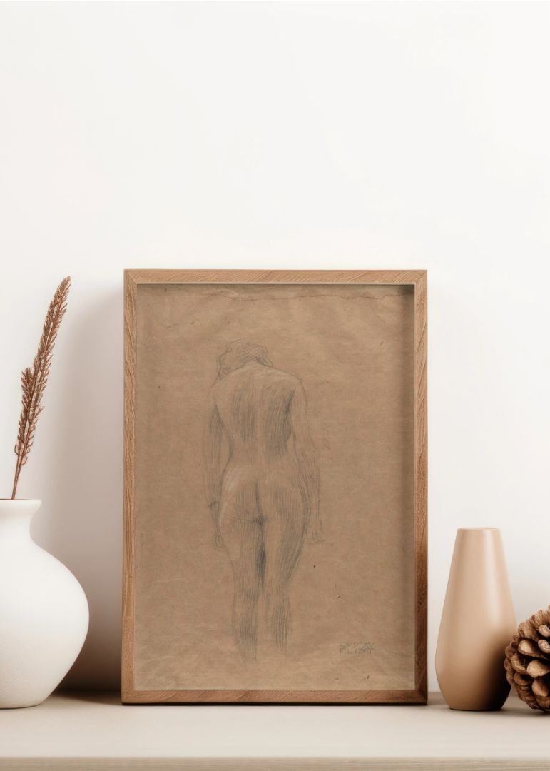 Standing Female Nude from the Back