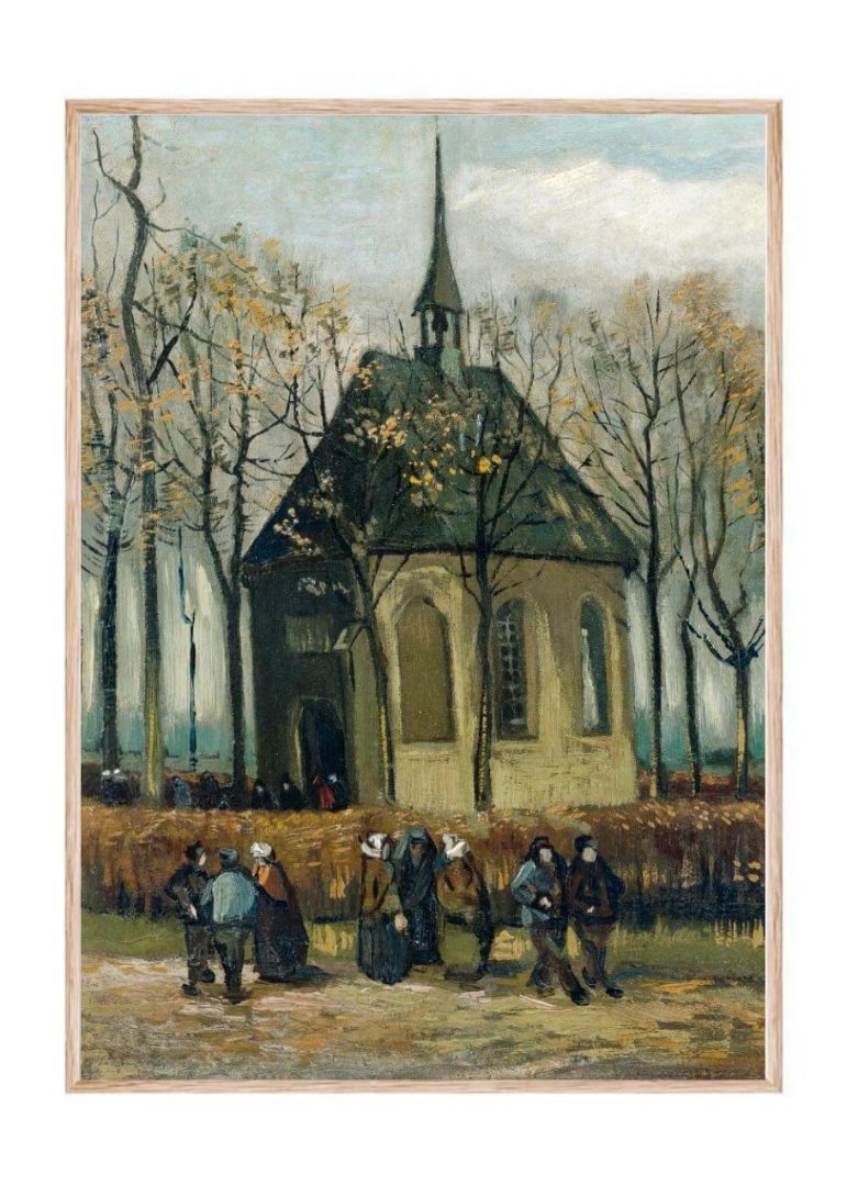 Congregation Leaving the Reformed Church in Nuenen (1884)