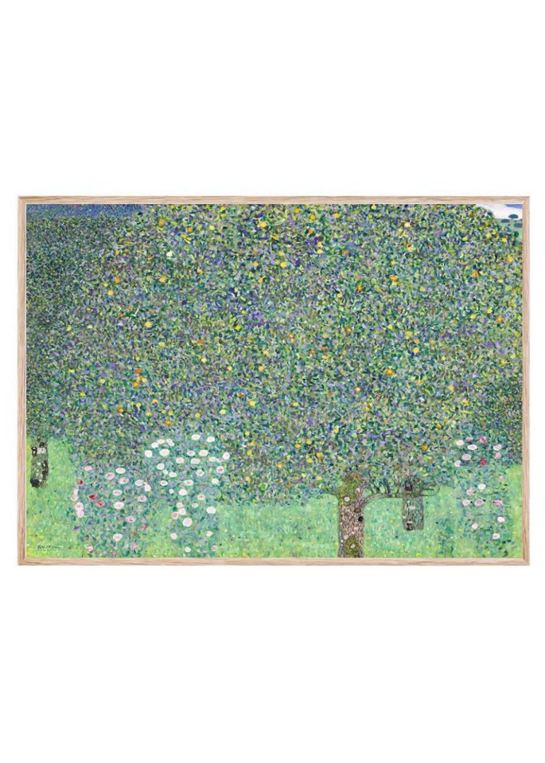Rosebushes under the Trees
