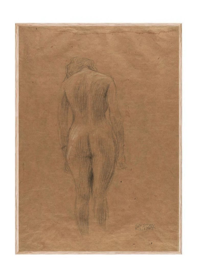 Standing Female Nude from the Back