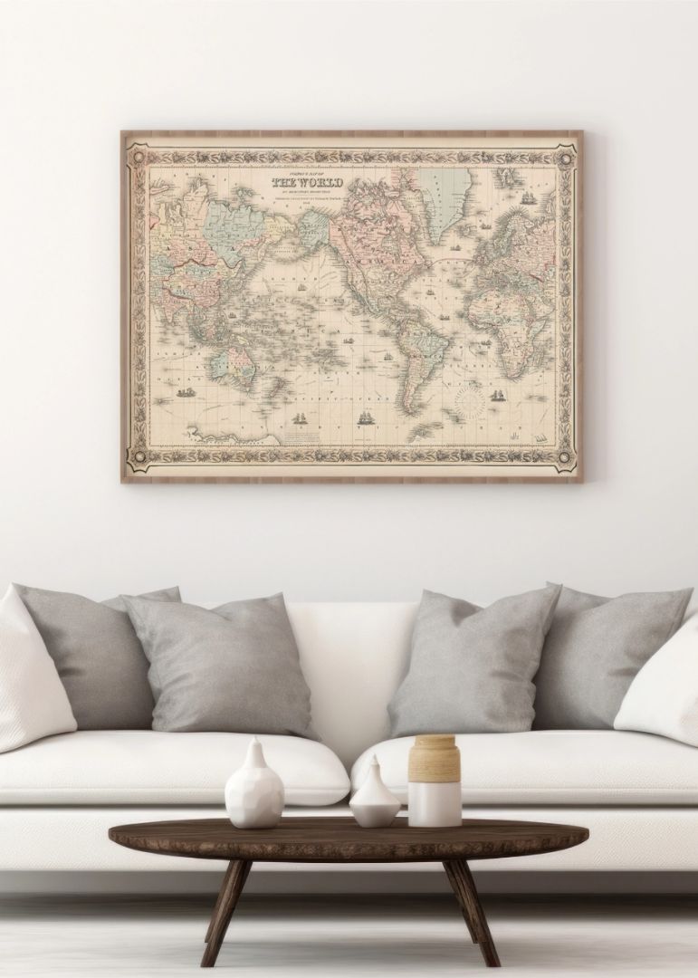 Colton's Map of the World