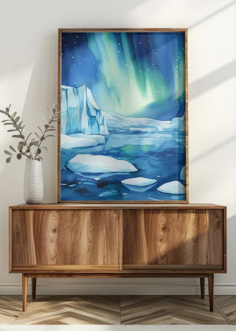Freezing Northern Lights