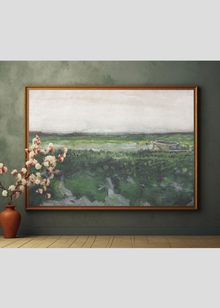 Landscape with Wheelbarrow (1883)