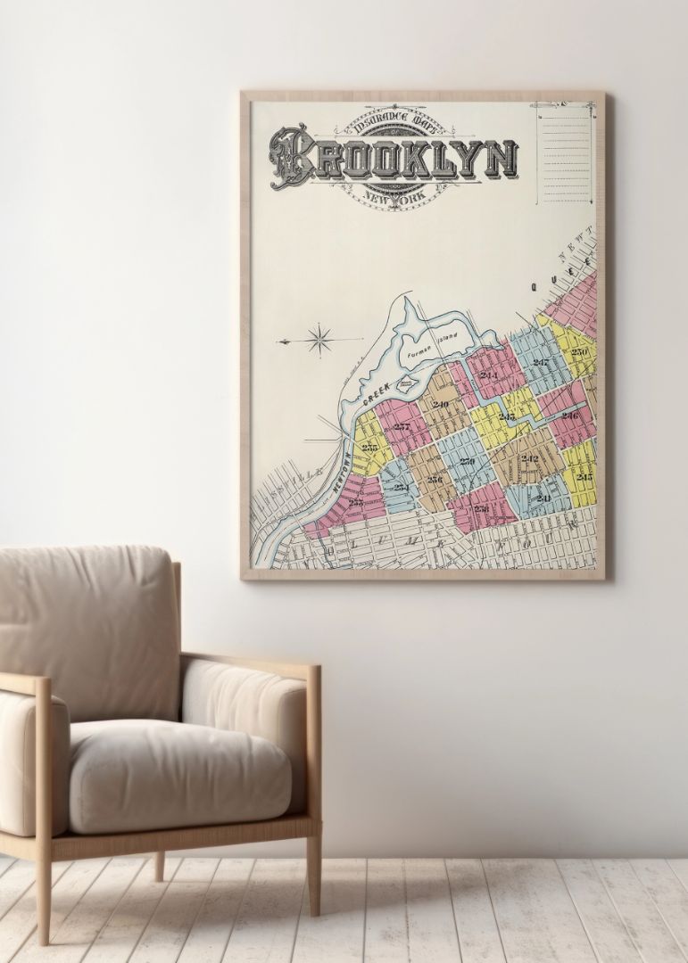 Sanborn Fire Insurance Map from Brooklyn