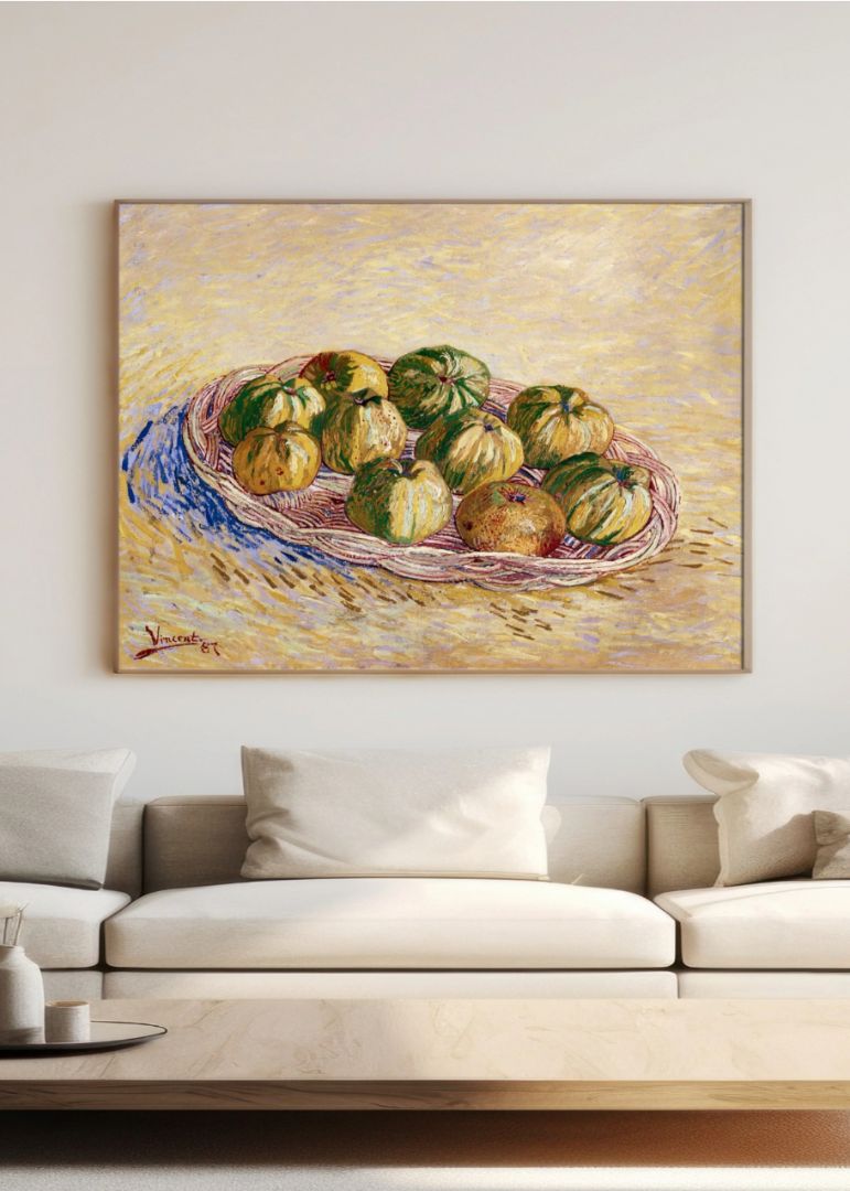 Still Life, Basket of Apples (1887)