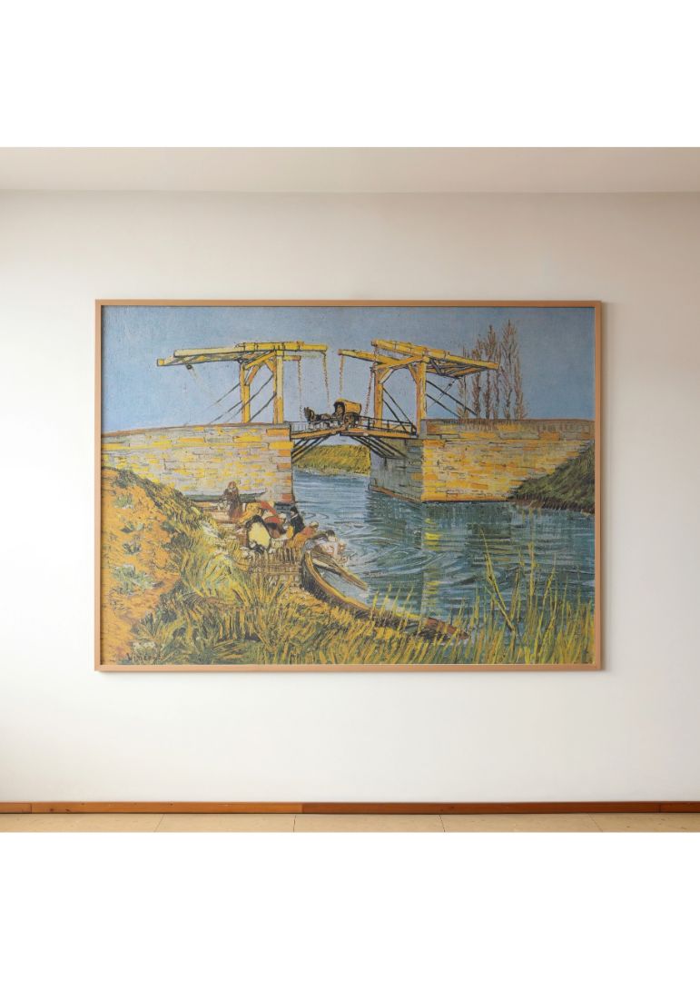 The Langlois Bridge at Arles with Women Washing (1888)
