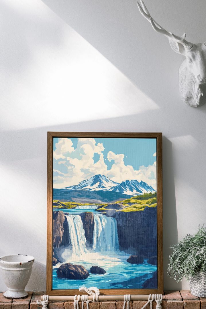 Vandfald på Island