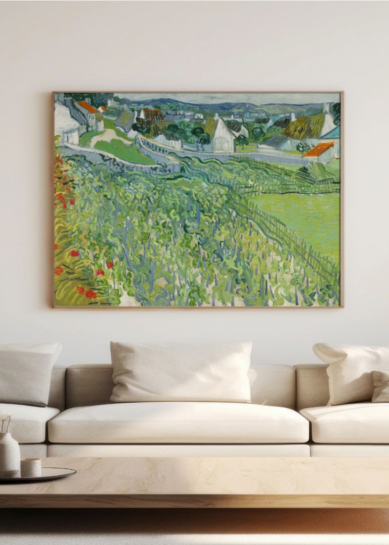 Van Gogh’s Grønne Landskaber Billedvæg