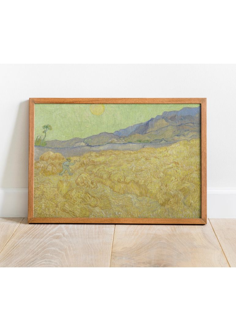 Wheatfield with a Reaper (1889)